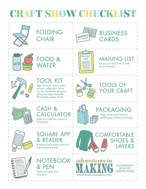 BIZ: How To Prepare For Your First Craft Show | http://adventures-in-making.com/biz-how-to-prepare-for-your-first-craft-show/ #printable #checklist Alley Ideas, Sticker Display, Wreath Display, Booth Setup, Jennifer Maker, Craft Show Booths, Stand Feria, Craft Show Booth, Craft Booth Display