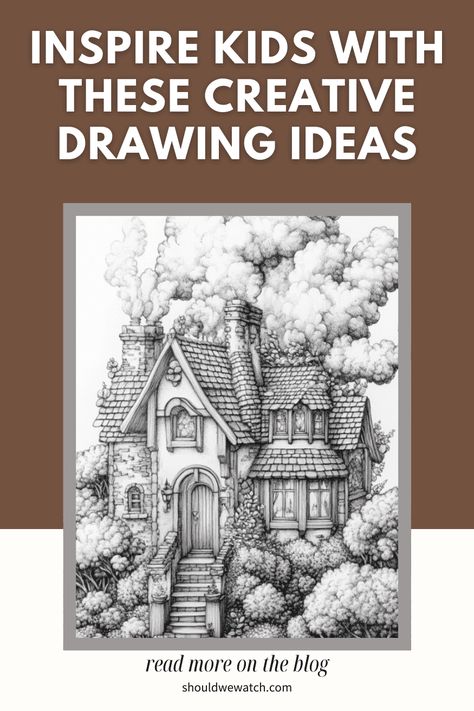 15 Drawing Ideas to Inspire Your Child’s Art Journey Drawings Ideas Creative Easy, Cool Pencil Drawings Easy Step By Step, Cool Pencil Drawings Easy, Drawings Ideas Creative, Mysterious Sea Creatures, Creative Drawing Ideas, Secret Passages, Pencil Drawings For Beginners, Weird Drawings