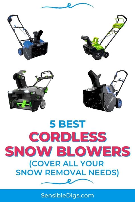 The best cordless snow blowers give you the convenience of an electric version with all the freedom of a gas-powered model. Swapping from gas to cordless could be a smart move. Find out our favorite 5 picks. Electric Snow Blower, Snow Blowers, Snow Removal, Snow Blower, Removal Tool, Air Tools, Best Sellers