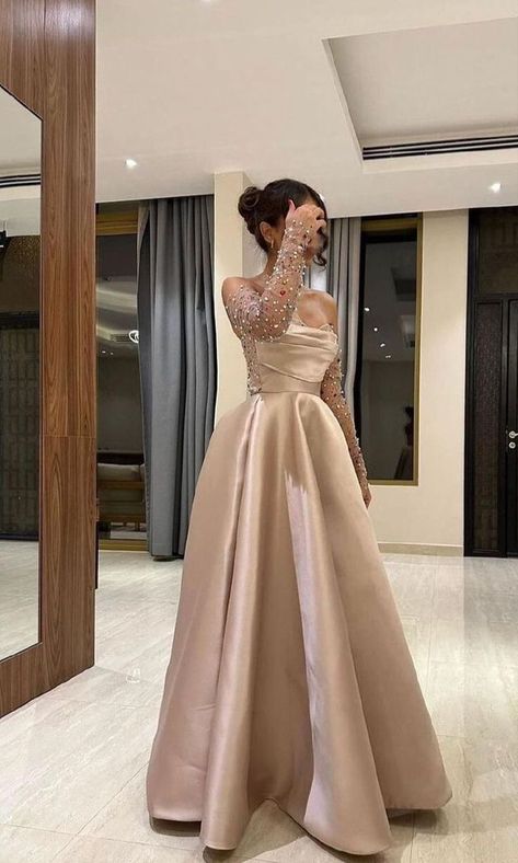 Off Shoulder Evening Dress, Formal Occasion Dress, A Line Evening Dress, Fancy Dresses Long, Wedding Flower Girl Dresses, Evening Party Gowns, Prom Dress Inspiration, Stylish Party Dresses, Long Prom Dresses