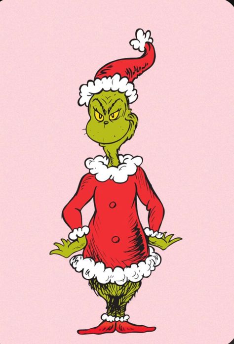 Basic Grinch Wallpaper, Grinch Pink Wallpaper, Pink Grinch Wallpaper Aesthetic, Pink Grinch Wallpaper, Grinch Icon, Sage Green Christmas Decor, Friendsgiving Theme Ideas, Holiday Butter, Sage Green Christmas