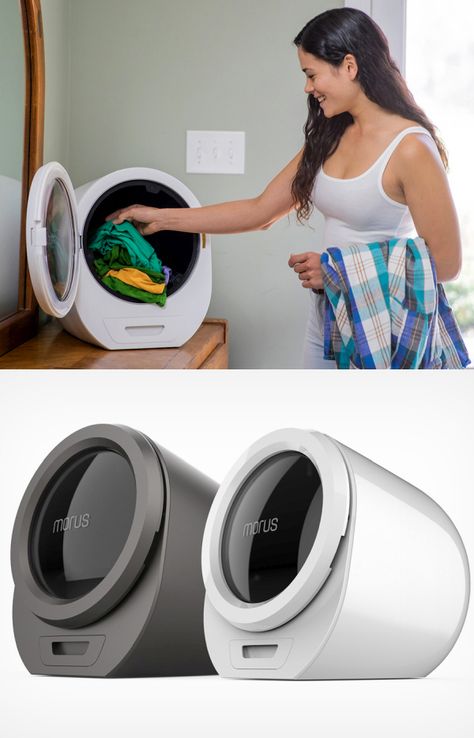 Mini Washer And Dryer, Dr Kitchen, Portable Washer, Cabinet Remodel, Smart Home Design, Kitchen Remodel Before And After, Cleaning Gadgets, Clothes Dryer, Remodel Kitchen