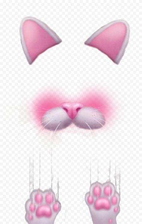 Cat Filter Png, Face Filter Png, Cat Ears Png, Cat Filter, Original Background, Animal Categories, Cute Face, Cat Cute, No Background