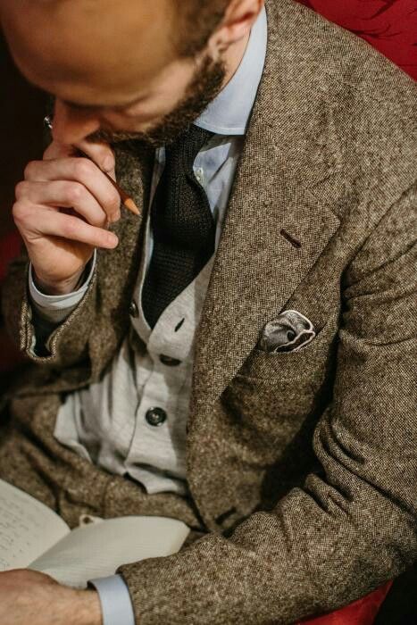 Tweed Outfits, Permanent Style, Tuxedo Wedding Suit, Tweed Fashion, Gentlemen Style, Man Wear, Tweed Run, Tweed Outfit, Herringbone Suit