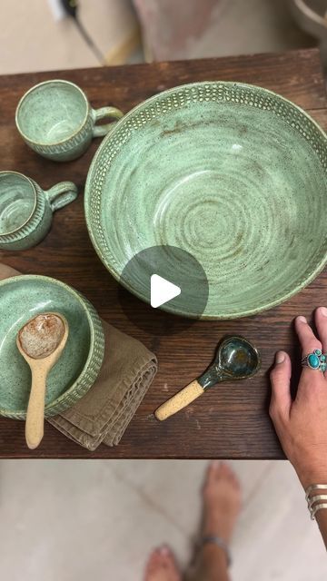 Love in Pottery on Instagram: "by @littlecrow_pottery. Part two of this big bowl! This is my favorite way to add texture. There are many steps to making a big bowl- it's always worth every minute. Enjoy! FOLLOW👉 @loveinpottery for more pottery contents ☕️ !  visit their page and support 💕  Follow us on @mustvisitguide (Travel Lovers) & @musthomeguide (Interior Lovers) !  #ceramique #ceramicart #stoneware #glaze #wheelthrown #ceramics #ceramica #keramik #tableware #ceramicartist #design #sculpture #interiordesign #instapottery #pottery #porcelain #handmade #clay #artist #potterylove" Big Ceramic Bowls, Pottery Place, Porcelain Handmade, Design Sculpture, Clay Artist, Big Bowl, Handmade Clay, Travel Lover, Pottery Bowls