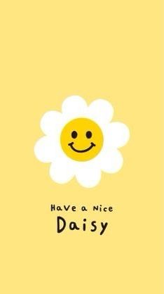 Daisy Wallpaper, Yellow Wallpaper, Photo Wall Collage, Happy Words, Cute Backgrounds, Bullet Journaling, Wallpaper Iphone Cute, Smiley Face, Cute Cartoon Wallpapers