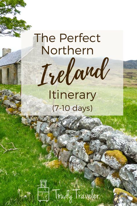 Northern Ireland Itinerary, Cottage Ireland, Landscape Ireland, Ireland Travel Tips, Ireland Road Trip Itinerary, Northern Ireland Travel, Ireland Aesthetic, Beautiful Ireland, Ireland History