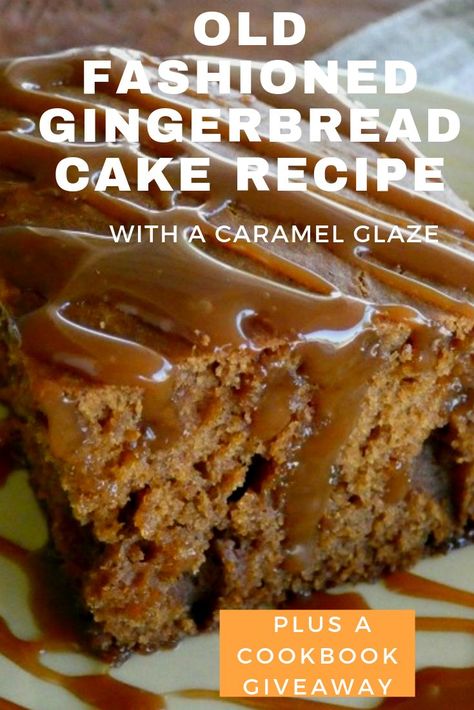 Ginger Snap Cake Recipe, Victorian Wedding Cake Recipe, Candied Ginger Cake, Gingerbread With Caramel Sauce, Caramel Gingerbread Cake, Sauce For Gingerbread Cake, Homemade Gingerbread Cake, Sourdough Gingerbread Cake, Icing For Gingerbread Cake