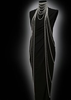 Hot! Shoulder Jewelry, Costume Necklace, Diamonds And Pearls, Daniel K, Body Chain Jewelry, Akoya Pearls, New Jewelry, Body Jewellery, 그림 그리기