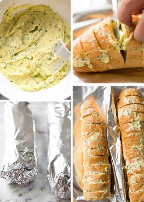 French Garlic Bread, Dominos Garlic Bread, Fancy Bread, Domino Pizza, Bread Garlic, Cuban Bread, Basic French, Homemade Garlic Bread, Recipetin Eats