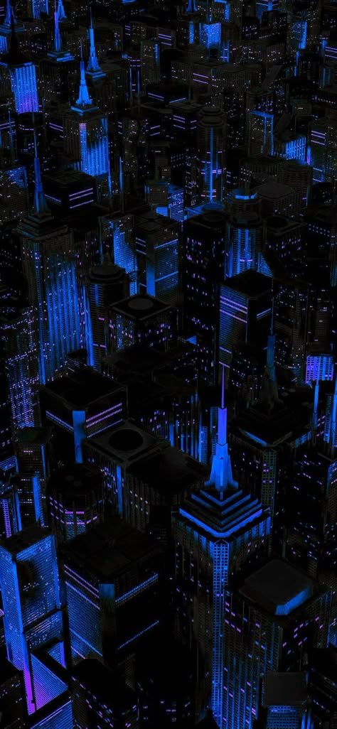 phone wallpapers dark background Phone Wallpapers Dark, Wallpapers Dark, Rhapsody In Blue, City At Night, Blue Wallpaper Iphone, Cyberpunk Aesthetic, Dark City, Dark Phone Wallpapers, Iphone Wallpaper Photos