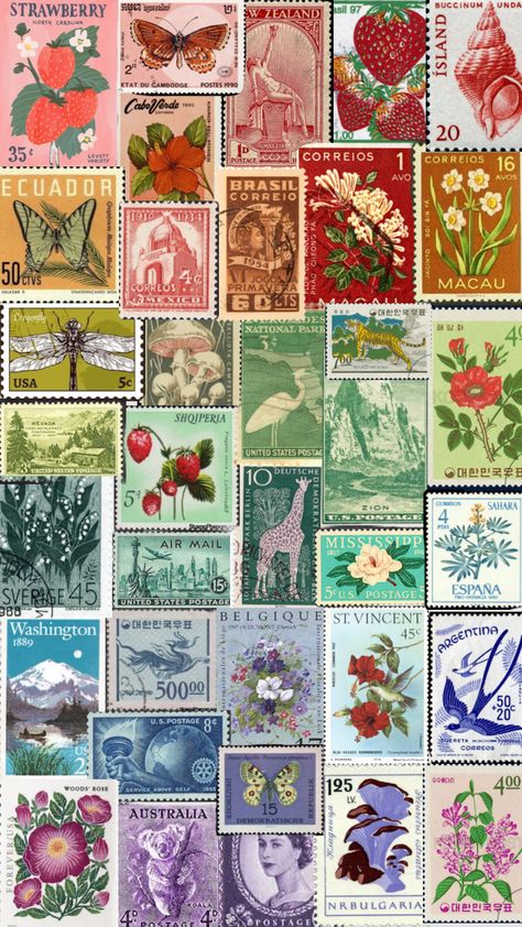 #stamps #rainbow #collage #wallpaper #vibes #nature #aesthetic Rainbow Collage Wallpaper, Rainbow Collage, Wallpaper Vibes, Collage Wallpaper, Nature Aesthetic, Postage Stamps, Cut Out, Rainbow, Collage