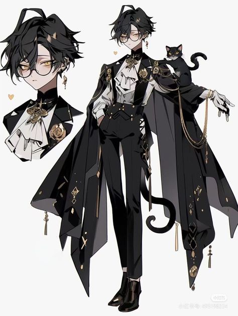 Fancy Outfit Drawing Male, Male Techwear Art, Ouji Fashion Drawing, Preist Outfits Male Aesthetic, Male Idol Outfits Drawing, Cool Fantasy Outfits Male, Outfit Ideas Art Reference Male, Male Fantasy Clothing Design Black, Outfit Ideas For Ocs Male