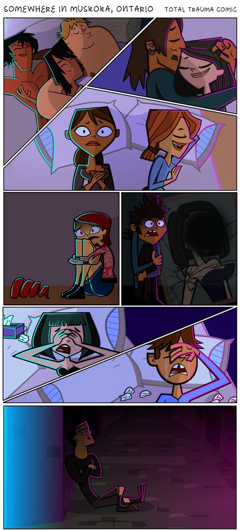 Total Drama Island Comics, Tdi Fanart Chris, Total Drama Chris Mclean Fanart, Total Drama Comic, Total Drama Fanart Weird, Total Drama Aleheather Fanart, Total Drama Brick Fanart, Duncney Fan Art, Courtney X Duncan Fanart