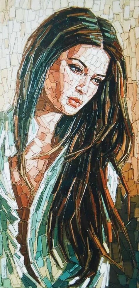 40 Most Intelligent Mosaic Art Works and Practices - Bored Art Animated Art, Mosaic Portrait, Afrique Art, Mosaic Madness, Mosaic Tile Art, Mosaic Artwork, Mosaic Projects, Mosaic Designs, Stained Glass Mosaic