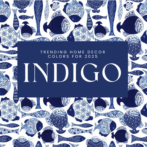 If you’re on the lookout for trending home decor colors in 2025, explore Indigo. Read it all on the blog. Indigo Home Decor, 2025 Color Palette Trends, Colour Trends 2025/2026, Trending Color Palettes Interior Design, Spring Summer 2025 Color Trends, Spring 2025 Color Trends, 2025 Trend Forecast, 2025 Home Decor Trends, 2025 Design Trends