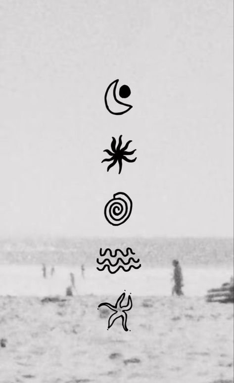 Graphic Design Icons Symbols, Surf Tattoo Ideas, Beach Symbols, Surf Tattoos, Summer Symbols, Icons Hand Drawn, Logo Surf, Ideal Logo, Beach Graphics