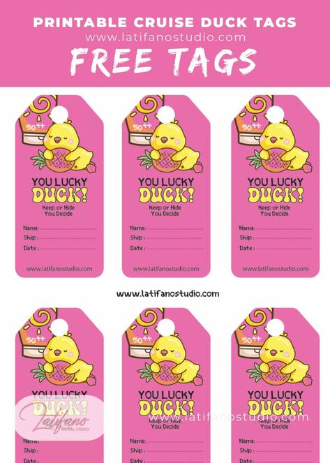 Take a look at these cute Cruise Duck Tags – they’re available as a free printable! Cruise Duck Tags Printable Free, Cruise Duck Tags Printable, Cruising Ducks Tags Printable Free, Free Tag, Printable Board Games, Lucky Duck, Free Printable Tags, Printable Tags, Printable Games