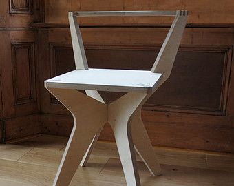 Plywood Living Room, Flatpack Furniture, Wood Chair Design, Handmade Chair, Chair Design Wooden, Cnc Furniture, Plywood Chair, Flat Pack Furniture, Contemporary Chairs