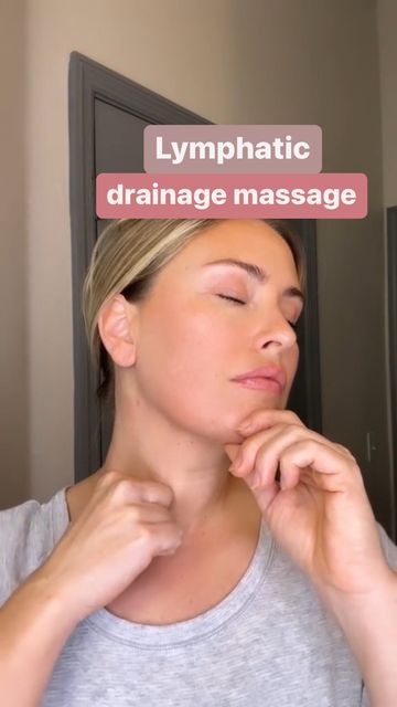 Lymph Drainage Massage Face And Neck, Gua Sha Lymph Drainage, Lymph Drainage Massage Face, Facial Excercise, Face Puffiness, Jawline Acne, Hormone Healing, Healing Habits, Manual Lymph Drainage