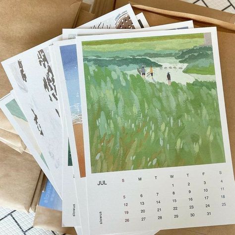 Polaroid Calendar, Calendar Design Layout, Calendar Design Inspiration, Illustration Calendar, Watercolor Calendar, 달력 디자인, Calendar Poster, Diy Calendar, Art Calendar