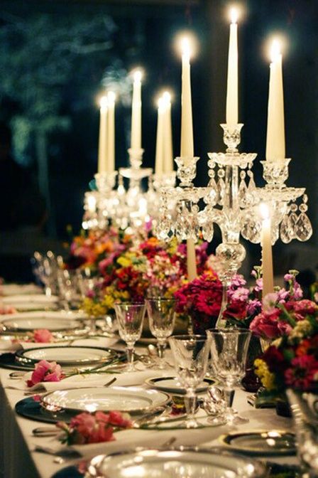 Dinner is served, they all gather to dine.  Tomorrow they leave early in the morning.  Sir Alfred's niece will be arriving in from London tomorrow as well.  Against his will, she must get the bottom of the Countesses plans. Downton Abbey Decor, Gorgeous Tablescapes, Tafel Decor, Perfect Thanksgiving, Decorations Table, Elegant Table Settings, Thanksgiving Tablescapes, Beautiful Table Settings, Purple Home