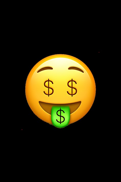 The 🤑 Money-Mouth Face emoji depicts a yellow face with a wide open mouth, showing a row of white teeth and a pink tongue. The eyes are closed and the eyebrows are raised in a happy expression. The face is wearing a pair of black sunglasses and a green dollar sign is seen on the tongue, indicating that the face is greedy for money. Money Emoji Iphone, Funny Facebook Profile Pictures, Instagram Glowing Logo, Teeth Emoji, Money Emoji, Finger Emoji, Iphone Png, Emojis Iphone, Mr Bean Funny