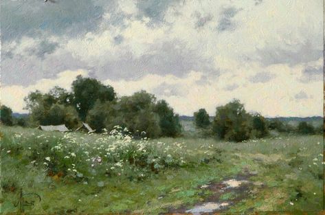 Flower Field Horizontal, Painting Ideas Horizontal, Horizontal Painting Ideas, Landscapes Horizontal, Horizontal Painting, Horizontal Landscape, Pastel Landscape, Landscape Art Painting, Arte Inspo