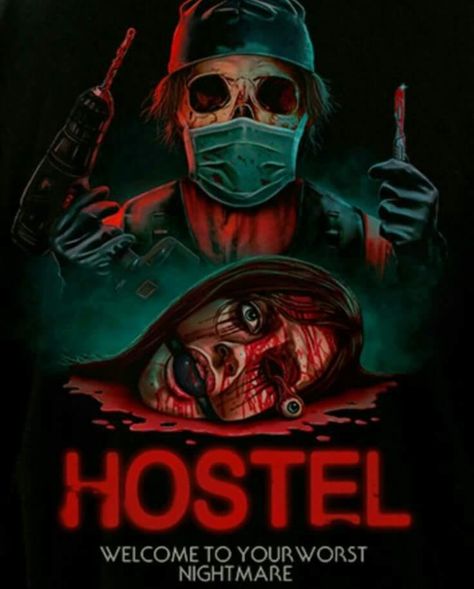 Horror Movie Poster Art : Hostel 2005 by Fright Rags Hostel 2005, Hostel Movie, Misfits Fiend, Beach Goth, Band Covers, Samhain Danzig, Fright Rags, Misfits Band, Glenn Danzig