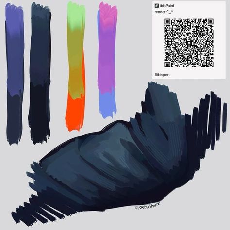 Ibis Paint Brush, رسم كاريكاتير, Paint Brush Drawing, Brush Drawing, Paint Brush Art, Art Tools Drawing, Digital Painting Tutorials, Ibis Paint, Art Brushes