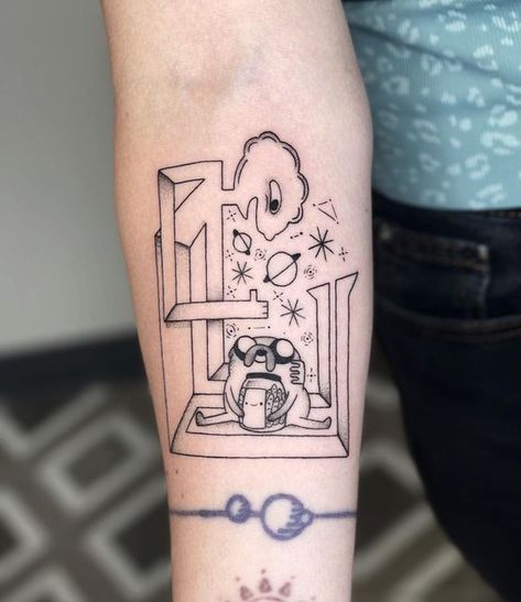 Cross Knife, Tattoo Universe, Adventure Time Tattoo, Knife Tattoo, Funky Tattoos, Cute Little Tattoos, Line Work Tattoo, Dot Work Tattoo, Time Tattoos