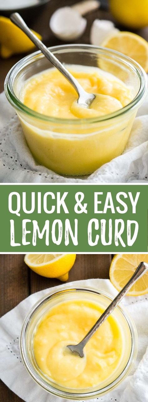 This easy Lemon Curd recipe is super simple to make and tastes delicious! A smooth lemon spread that also makes a great filling for cakes and cupcakes. Cupcakes Rellenos, Filling For Cakes, Lemon Food, Easy Lemon Curd, Homemade Lemon Curd, Lime Desserts, Lemon Curd Recipe, Lime Recipes, Curd Recipe