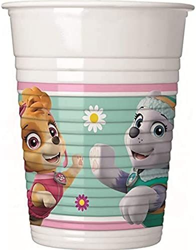 Spin Master PAW Patrol Skye & Everest Plastic Cups 200ml 8CT 91350 : Amazon.co.uk: Toys & Games Paw Patrol Cups, Paw Patrol Gifts, Sparkle Purse, Paw Patrol Skye, Patrol Party, Pink Paws, Paw Patrol Party, Spin Master, Star Party