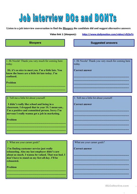 Job Interview Business Lesson - Based on four-skill activities + Lesson Plan - English ESL Worksheets for distance learning and physical classrooms First Job Tips, Teaching Job Interview, Star Interview, First Job Resume, Career Development Plan, Speaking Cards, Business Students, Life Skills Curriculum, High School Lesson Plans