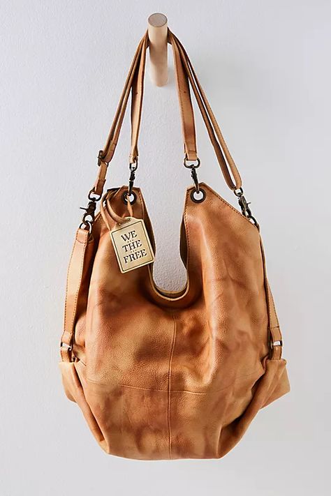 We The Free Sabine Slouchy Bag | Free People Slouchy Brown Leather Bag, Brown Leather Hobo Bag, Free People Purse, Free People Bag, Slouchy Leather Bag, Slouchy Shoulder Bag, Slouchy Crossbody Bag, 2023 Handbags, Leather Slouch Bag