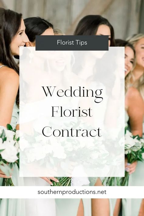 Shop our wedding florist contract | Southern Productions Wedding Templates by Terrica McKee | In this blog post I'm sharing about our wedding florist contract that's now available to purchase #southernproudctions #weddingflorist #weddingfloristcontract #floristcontract #weddingplanner #weddingplannereducation #floraleducation #plannertemplates Wedding Florist Checklist, Florist Business Plan, Flower Farming, Flower Planner, Wedding Planning Business, Harry Potter Wedding, Flower Business, Wedding Fair, Wedding Prep