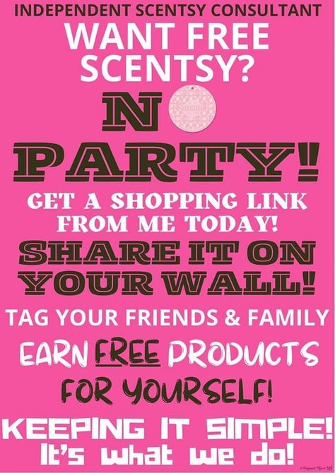 Earn free and half off products with your very own shopping link! Scentsy Shopping Link, Scentsy Consultant Ideas, Shopping Link, Scentsy Party, Scentsy Consultant, Keep It Simple