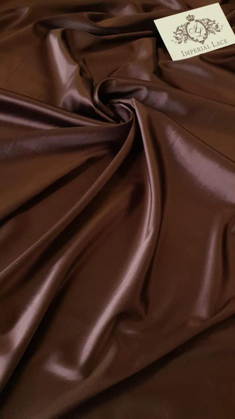 Pink Satin Fabric, Brown Satin, Wedding Dress Fabrics, Lace Bridal Gown, Cream Silk, Brown Silk, Wedding Fabric, Organza Fabric, Brown Fabric