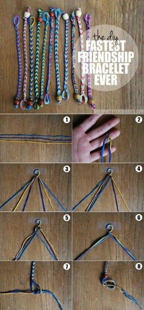 SaiFou | Hadiah Diy, Friendship Bracelets Tutorial, Friendship Bracelets Diy, Crafty Craft, Bracelet Tutorial, Friendship Bracelet Patterns, Cute Crafts, Diy Accessories, Men's Jewelry