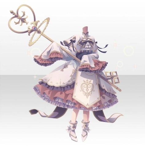 Keeper of Time | CocoPPa Play Wiki | Fandom Cocoplay Outfit, Cocopaplay Outfit, Middle Ages Dress, Classical Dress, Play Outfit, Pink Head, Farm Clothes, Art Outfits, Cocoppa Play