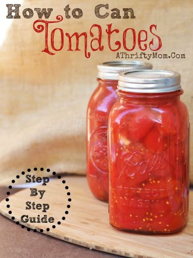 Recipes For Canning, Can Tomatoes, Preserving Tomatoes, Can Diced Tomatoes, Canning Fruit, Garden Tomatoes, Home Canning Recipes, Canning Vegetables, Canning Food Preservation