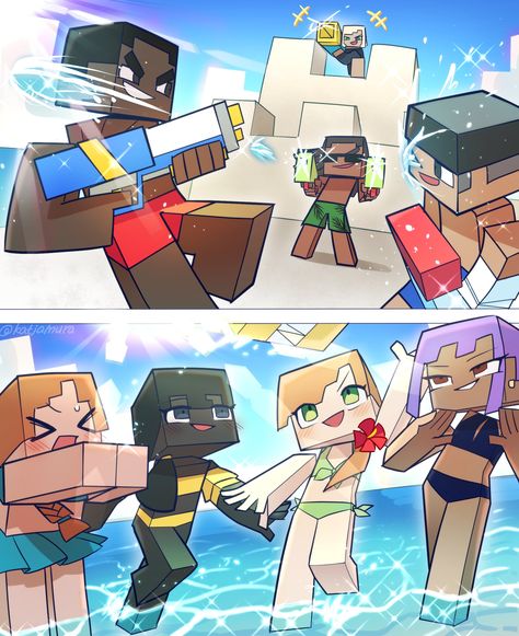 Minecraft Drawings, Minecraft Steve, Minecraft Anime, Minecraft Wallpaper, Silly Games, X Twitter, Minecraft Art, Picture Story, Minecraft Fan Art