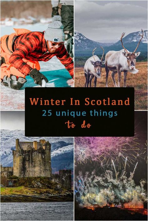 Winter In Scotland 25 Amazing Things To Do - Journey of a Nomadic Family Edinburgh Scotland December, Scotland Travel Winter, What To Wear In Scotland In December, Scotland At Christmas, Scotland Winter Outfit, Scotland In December, Scottish Highlands Winter, Scotland December, Scotland January