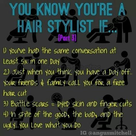 Good Hair Quotes, Hairdressing Quotes, Hair Sayings, Hairstylist Memes, Hairdresser Humor, Stylist Humor, Hairstylist Problems, Hairstylist Humor, Stylist Quotes