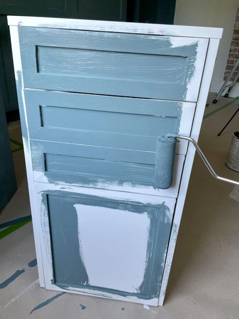 Ikea Alex Drawer Hack - Painting by the Penny Ikea Alex Drawers Desk Hack, Alex Drawer Desk Ikea Hacks, Painting Ikea Alex Drawers, Ikea Alex Drawers Hack Diy, Alex Hack Ikea, Ikea Alex Makeover, Ikea Alex Drawers Makeover, Alex Drawer Makeover, Ikea Alex Drawers Hack