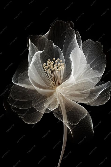 Premium Photo | A flower with a black background and a white flower with the word love on it. Xray Flower, Flowers Black Background, The Word Love, Wallpaper Iphone Summer, Word Love, Language Of Flowers, Beautiful Flowers Pictures, Black And White Aesthetic, Cartoon Clip Art