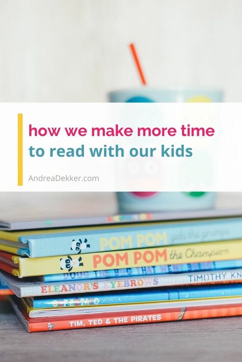 How We Make More Time to Read With Our Kids. Now it's the perfect time to encourage kids to read when they are spending more time at home.  I'm Andrea Dekker and I share simple living ideas to simplify your life, organizing tips for your home, fun and activities with kids, simple hacks for clutter-free living spaces, and wholesome fresh recipes. School Success, Christian Parenting, Small Changes, Third Birthday, Positive Parenting, Raising Kids, Birthday Celebrations, Learn To Read, Parenting Advice