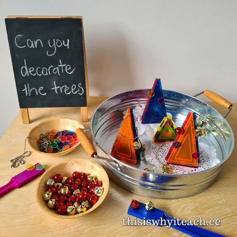 The children made the magnet tile trees with ease and added bells and magnet chips to decorate them. the magnt want added a challge as it was harder to decorate with it than we thought! Elf Magnatiles, Magnetic Tiles Activities, Magnet Tile Activities For Preschool, Magnetic Tile Activities, Magnetic Christmas Tree Activity, Magnetic Light, Magna Tiles, Christmas Magnet, Magnetic Tiles