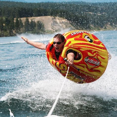 Sumo Tube » Petagadget Tubes For Boats, Tubes For Tubing, Tubing On The Lake, Lake Toys, Body Surfing, Cool Pool Floats, Lake Fun, Fun List, Boat Stuff