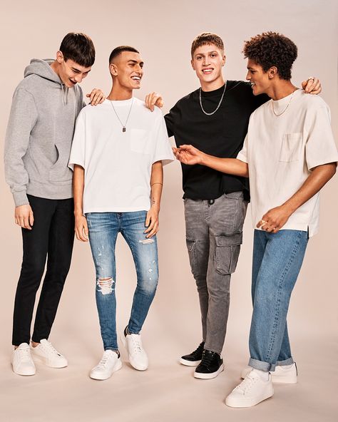 3 Male Models Posing Together, Guy Group Photoshoot, Group Standing Pose, Mens Group Photoshoot, Boys Group Photography, Men Group Photoshoot, Group Fashion Photography, Boys Group Photo, Kountry Wayne